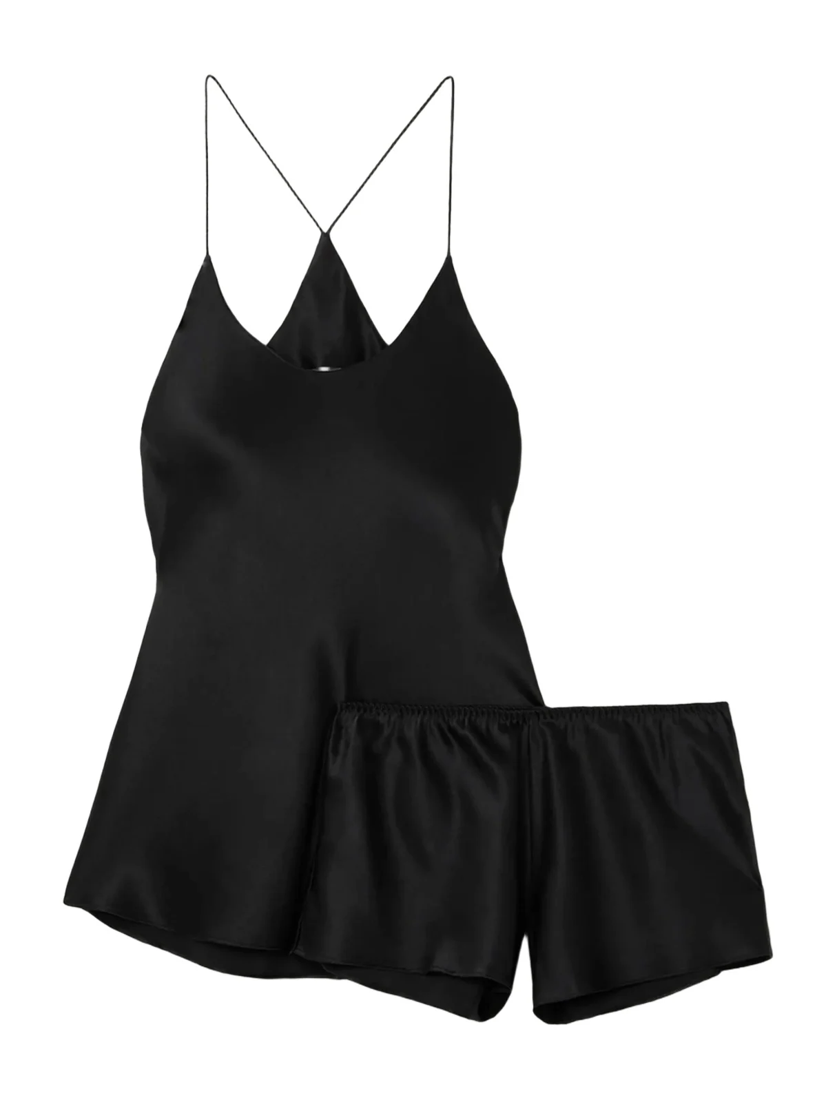 Bella Silk-satin Pajama Set Bella Silk-satin Pajama Set