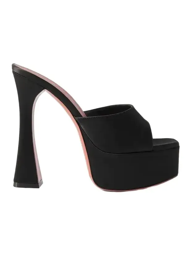 Dalida 140 Satin Platform Mules Dalida 140 Satin Platform Mules