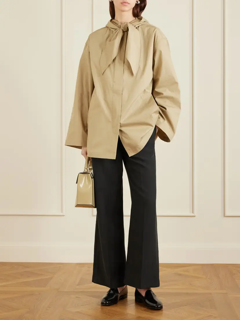 TOTEME Linen Wide-leg Pants | Thumbnail 2