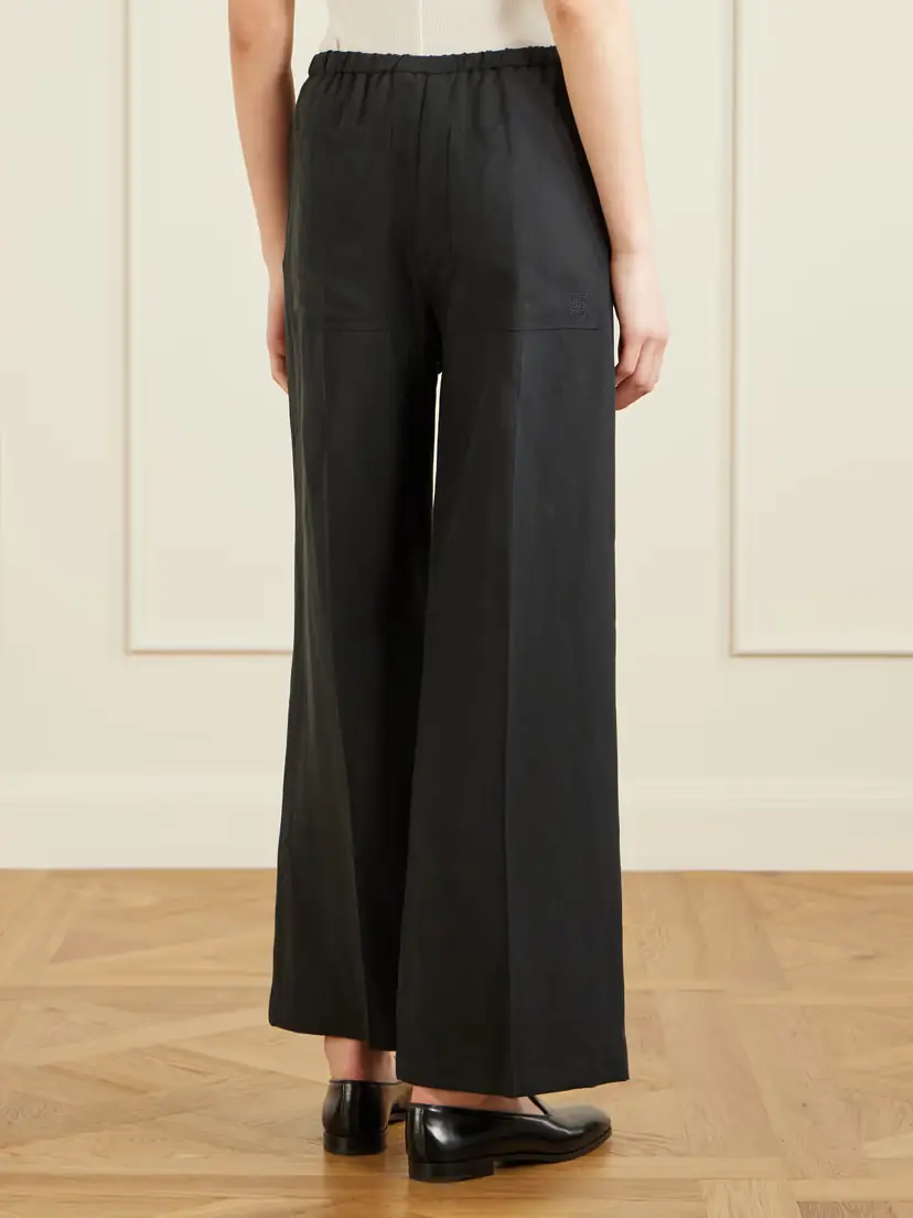 TOTEME Linen Wide-leg Pants | Thumbnail 4