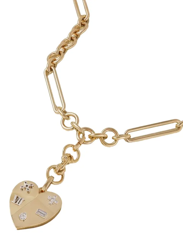 Foundrae L’eternelle Chanson 18-karat Gold Diamond Necklace | Image 1 Foundrae L’eternelle Chanson 18-karat Gold Diamond Necklace | Image 1