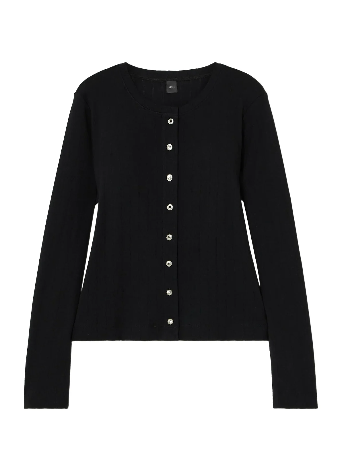 Pointelle-knit Cotton Cardigan Pointelle-knit Cotton Cardigan