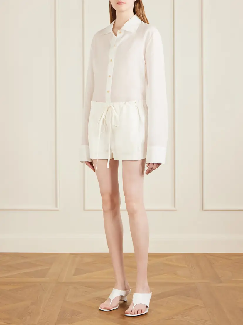 Khaite Jaylin Cotton And Silk-blend Shirt | Thumbnail 2 Khaite Jaylin Cotton And Silk-blend Shirt | Thumbnail 2