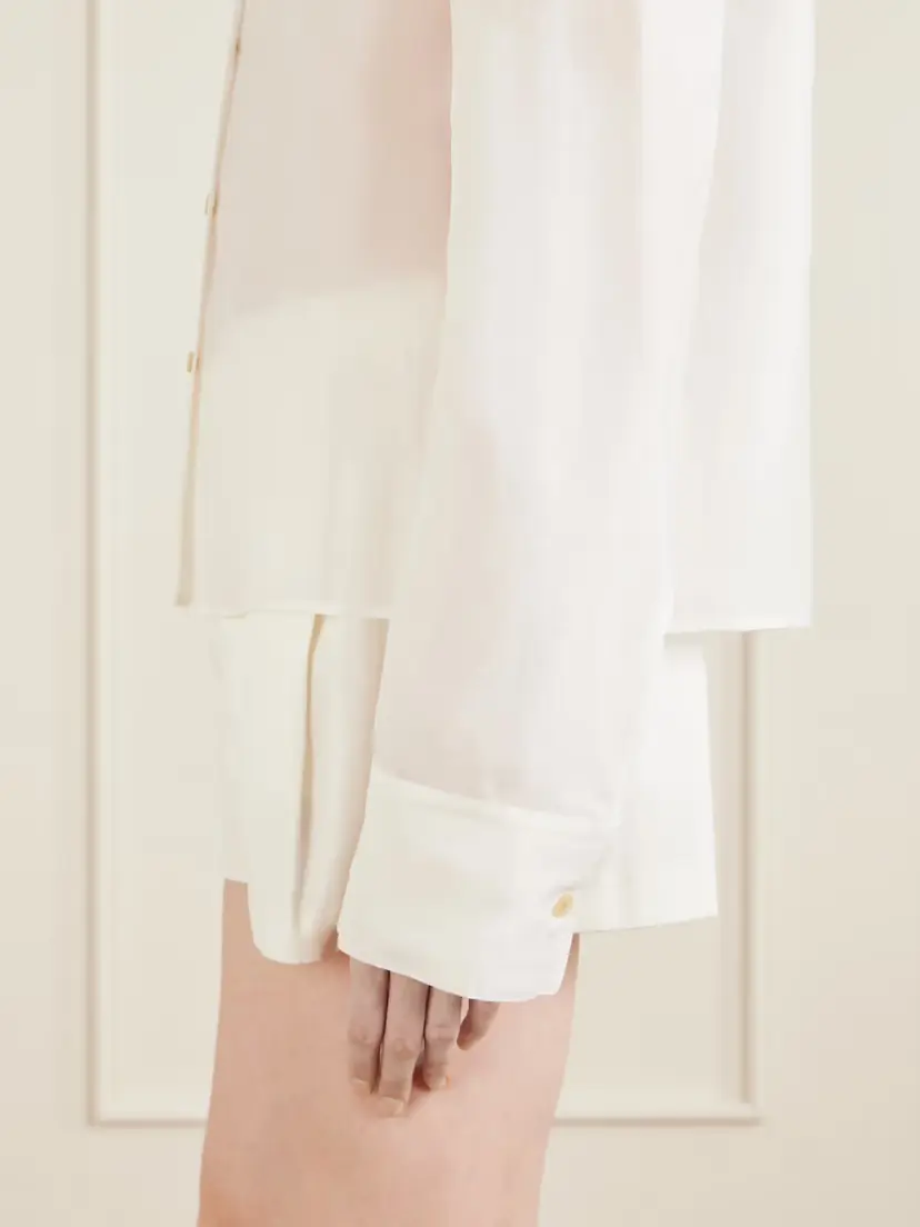 Khaite Jaylin Cotton And Silk-blend Shirt | Thumbnail 4 Khaite Jaylin Cotton And Silk-blend Shirt | Thumbnail 4
