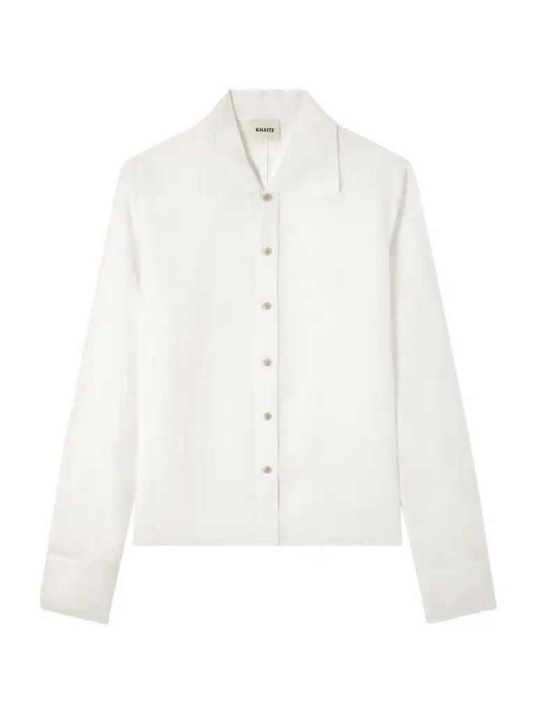 Jaylin Cotton And Silk-blend Shirt