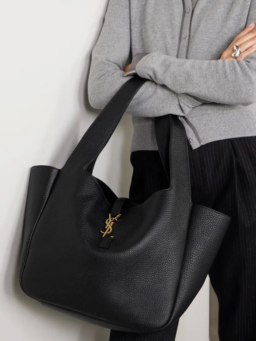 Saint Laurent Le 5 À 7 Bea Textured-leather Tote | Thumbnail 2 Saint Laurent Le 5 À 7 Bea Textured-leather Tote | Thumbnail 2