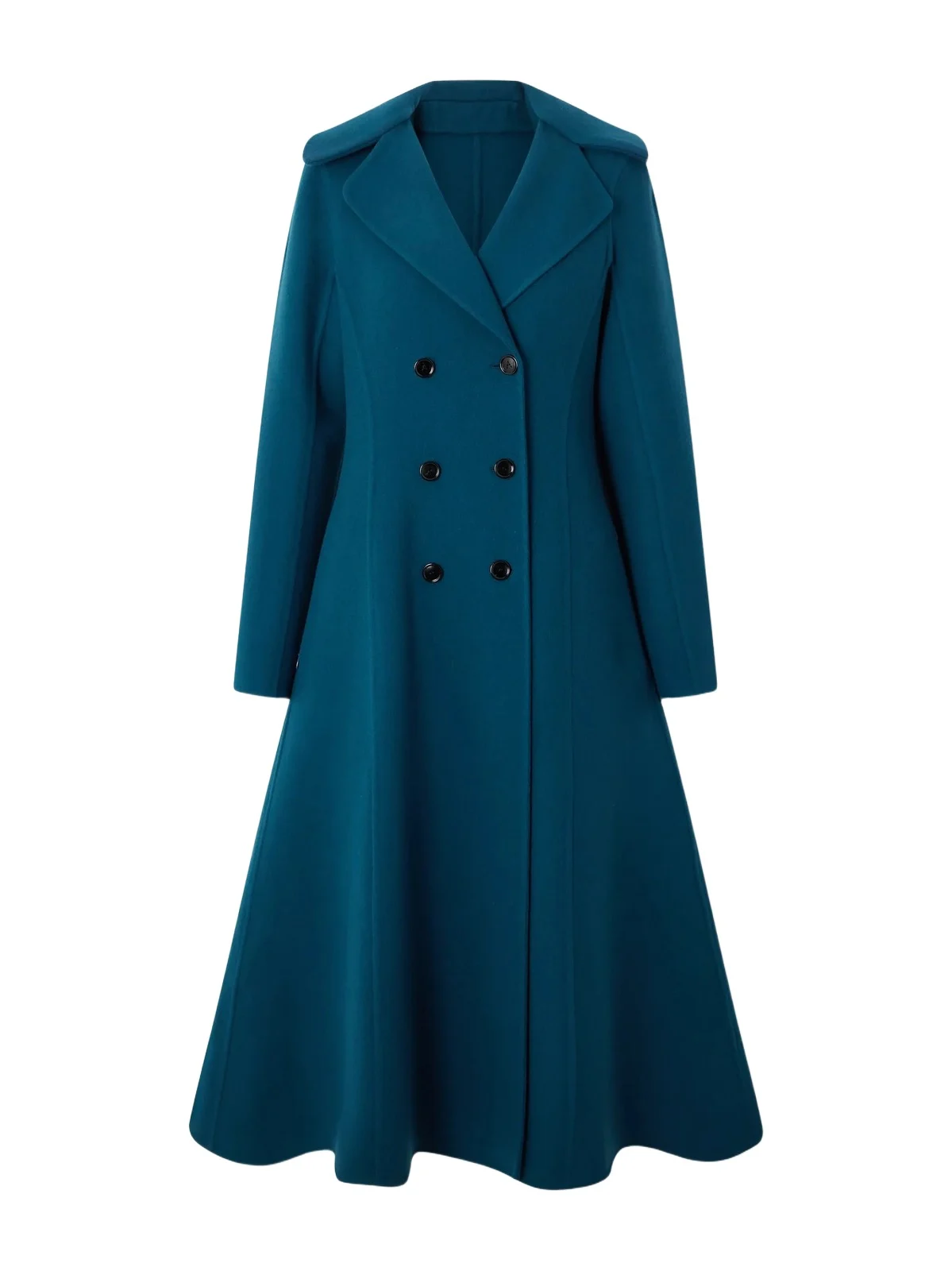 ALAÏA Double-breasted Wool Coat