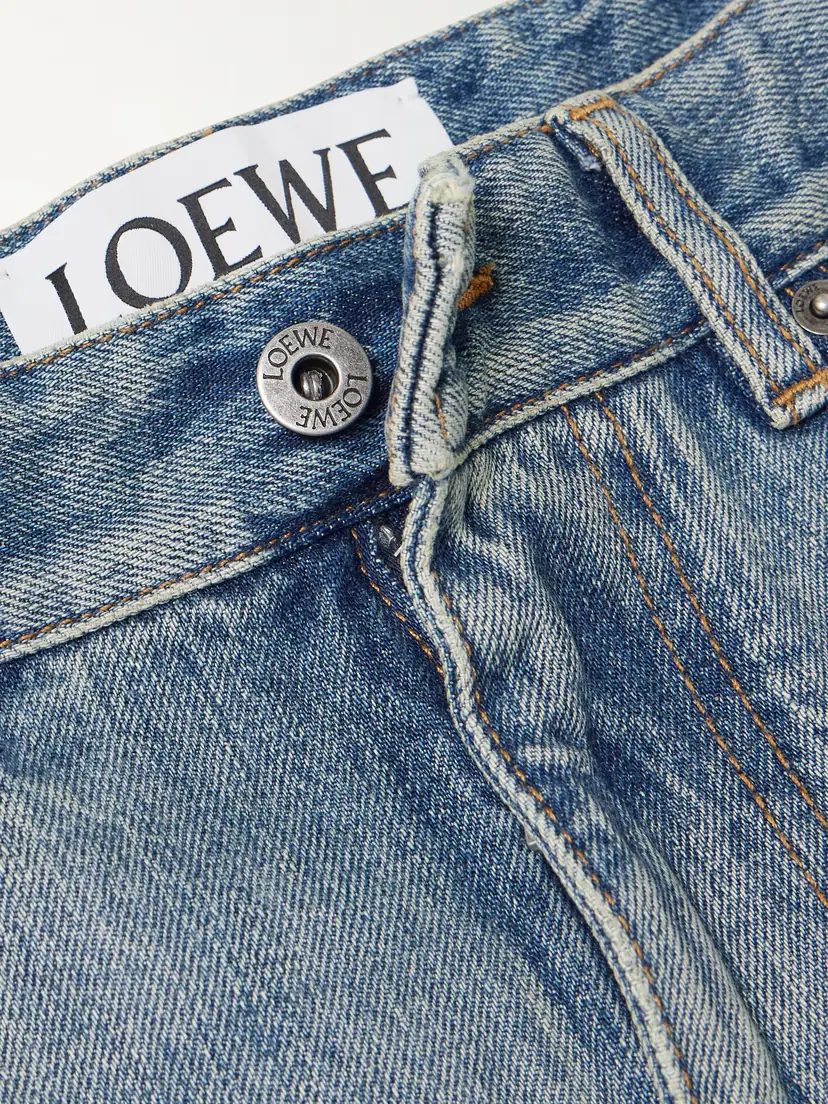 Loewe Embroidered High-rise Barrel-leg Jeans | Thumbnail 5 Loewe Embroidered High-rise Barrel-leg Jeans | Thumbnail 5