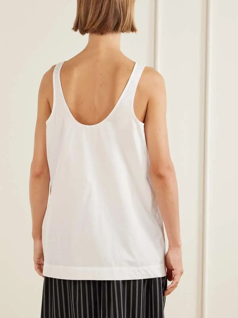 TOTEME Cotton-poplin Tank | Thumbnail 4 TOTEME Cotton-poplin Tank | Thumbnail 4