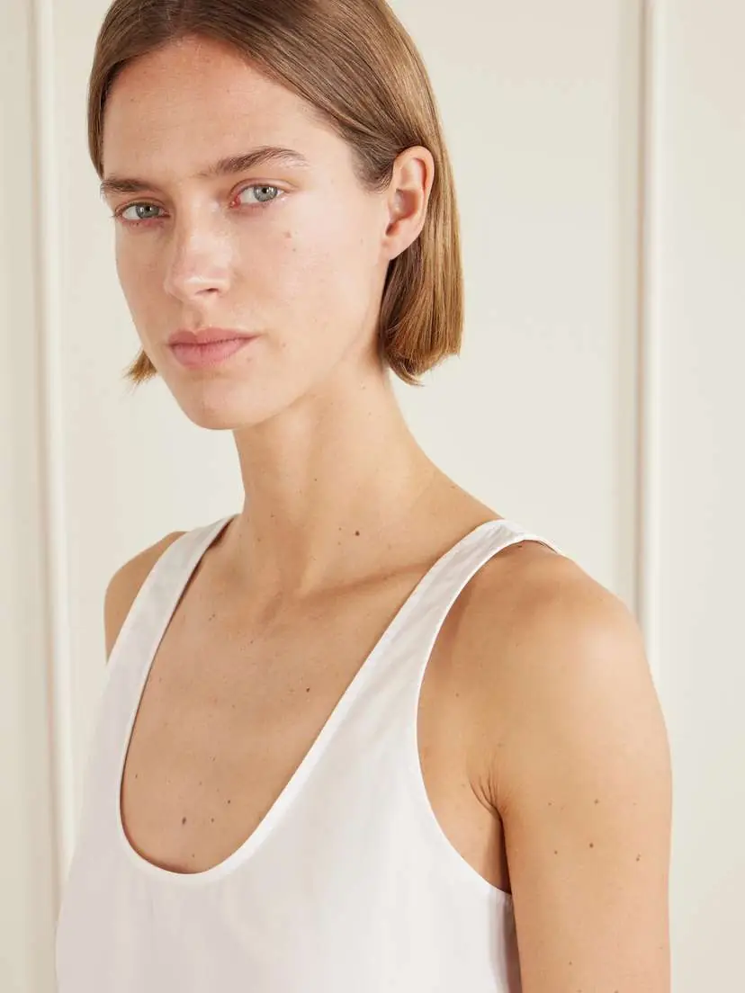 TOTEME Cotton-poplin Tank | Thumbnail 5 TOTEME Cotton-poplin Tank | Thumbnail 5