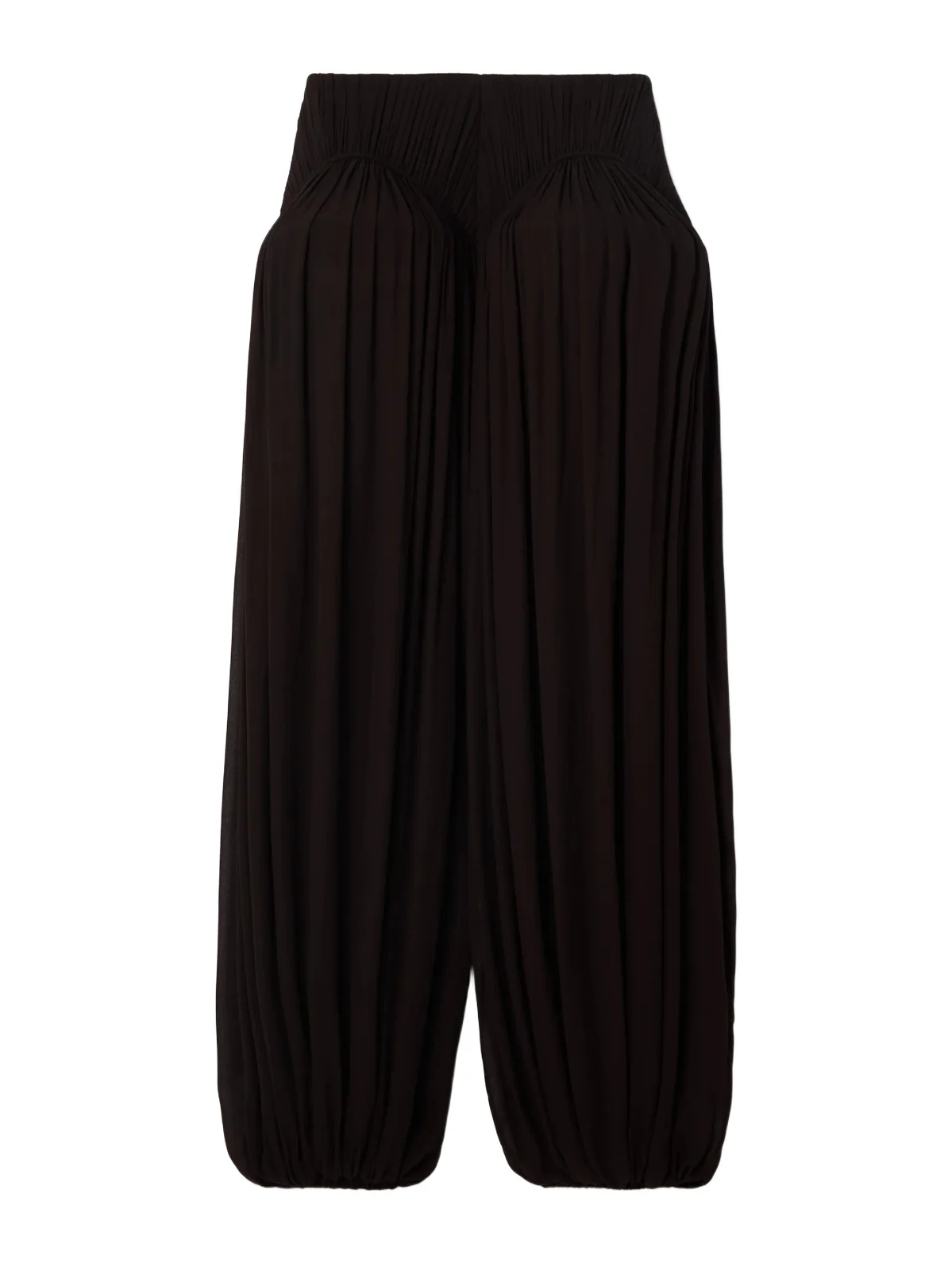 Pleated Crepe Balloon Pants Pleated Crepe Balloon Pants