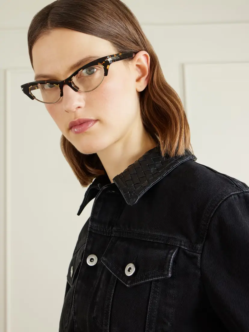 Bottega Veneta Eyewear Cat-eye Tortoiseshell Acetate Optical Glasses | Thumbnail 2 Bottega Veneta Eyewear Cat-eye Tortoiseshell Acetate Optical Glasses | Thumbnail 2