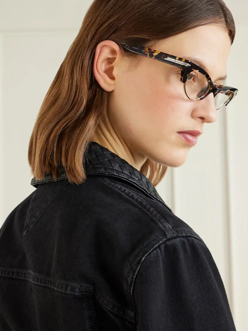 Bottega Veneta Eyewear Cat-eye Tortoiseshell Acetate Optical Glasses | Thumbnail 5 Bottega Veneta Eyewear Cat-eye Tortoiseshell Acetate Optical Glasses | Thumbnail 5
