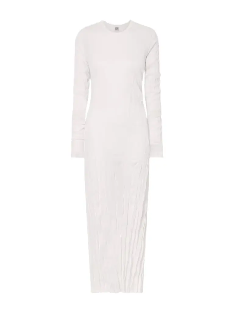 Column Crinkled Maxi Dress Column Crinkled Maxi Dress
