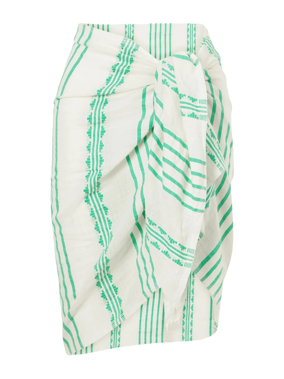 Lema Striped Cotton Cover-up