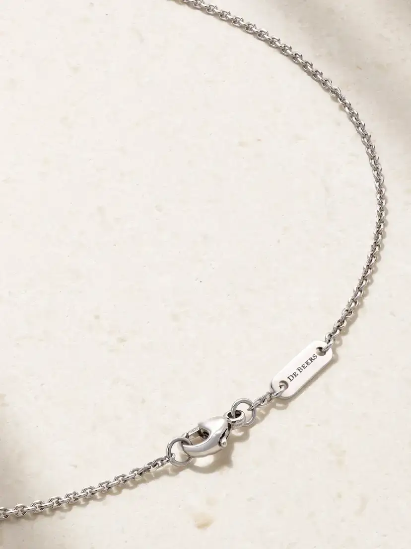 De Beers London Portraits Of Nature Butterfly 18-karat White Gold Diamond Necklace | Thumbnail 3 De Beers London Portraits Of Nature Butterfly 18-karat White Gold Diamond Necklace | Thumbnail 3