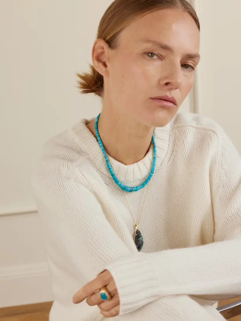 Jacquie Aiche 14-karat Gold, Opal And Diamond Pendant | Thumbnail 2 Jacquie Aiche 14-karat Gold, Opal And Diamond Pendant | Thumbnail 2