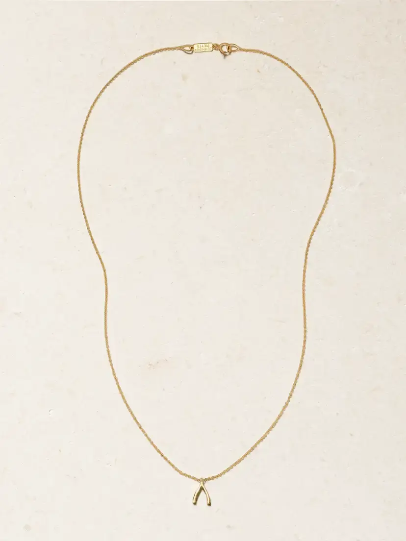 Jennifer Meyer Mini Wishbone 18-karat Gold Necklace | Thumbnail 4 Jennifer Meyer Mini Wishbone 18-karat Gold Necklace | Thumbnail 4