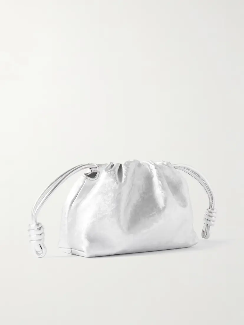 Loewe Flamenco Mini Metallic Leather Clutch | Thumbnail 3 Loewe Flamenco Mini Metallic Leather Clutch | Thumbnail 3