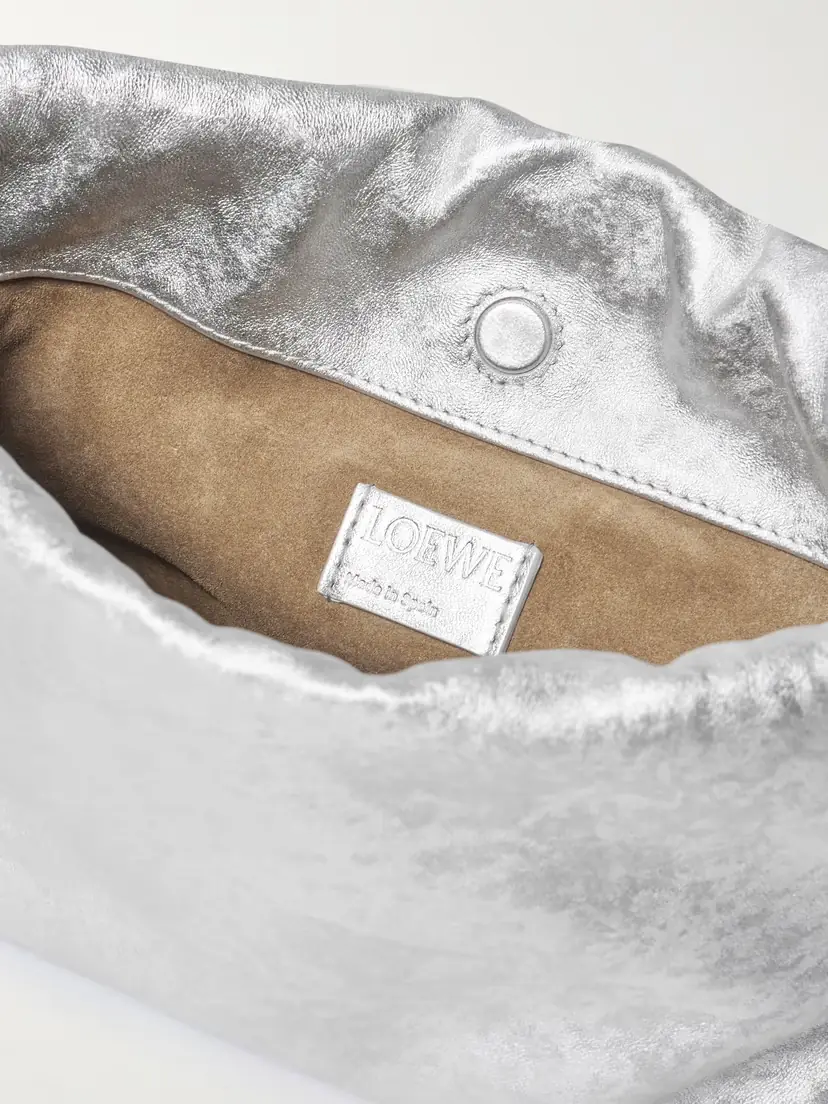 Loewe Flamenco Mini Metallic Leather Clutch | Thumbnail 5 Loewe Flamenco Mini Metallic Leather Clutch | Thumbnail 5