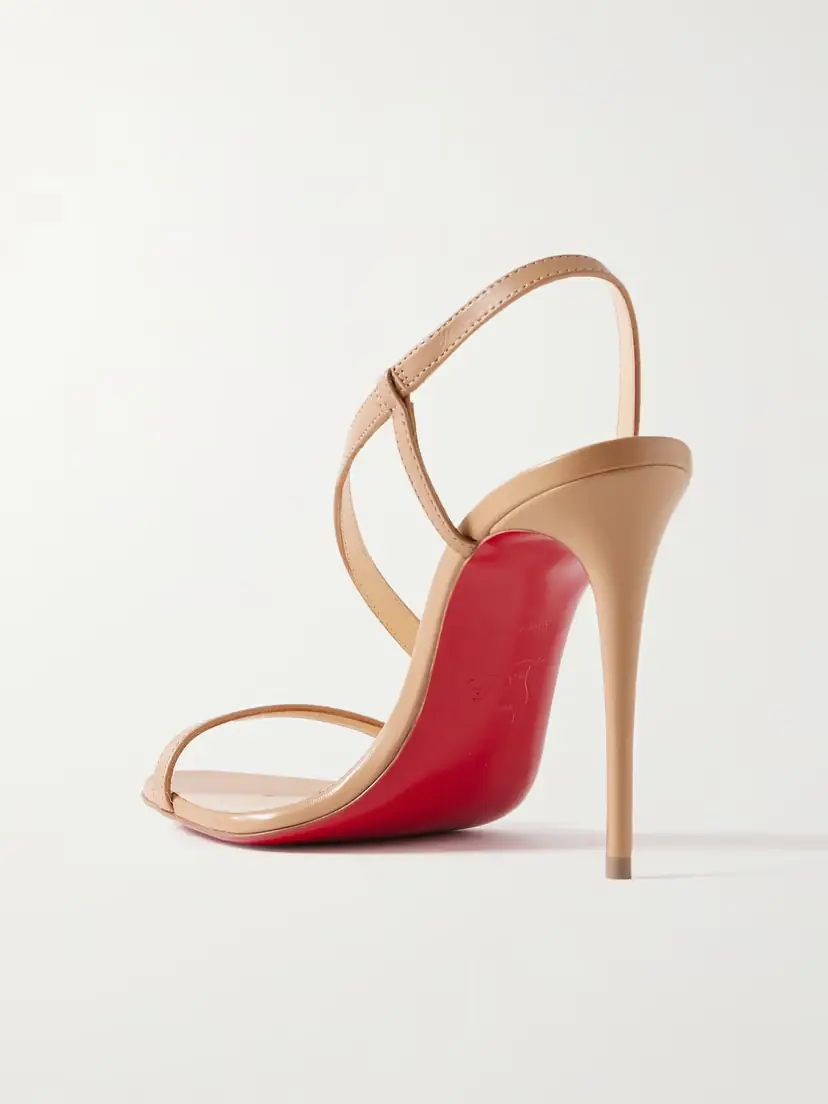 Christian Louboutin Rosalie 100 Pvc-trimmed Leather Sandals | Thumbnail 3