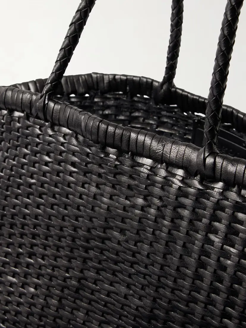 Dragon Diffusion B Weave Small Woven Leather Tote | Thumbnail 5 Dragon Diffusion B Weave Small Woven Leather Tote | Thumbnail 5