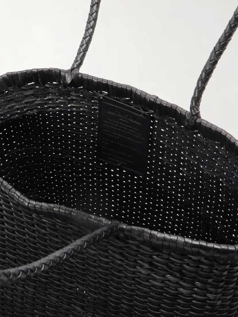 Dragon Diffusion B Weave Small Woven Leather Tote | Thumbnail 6 Dragon Diffusion B Weave Small Woven Leather Tote | Thumbnail 6