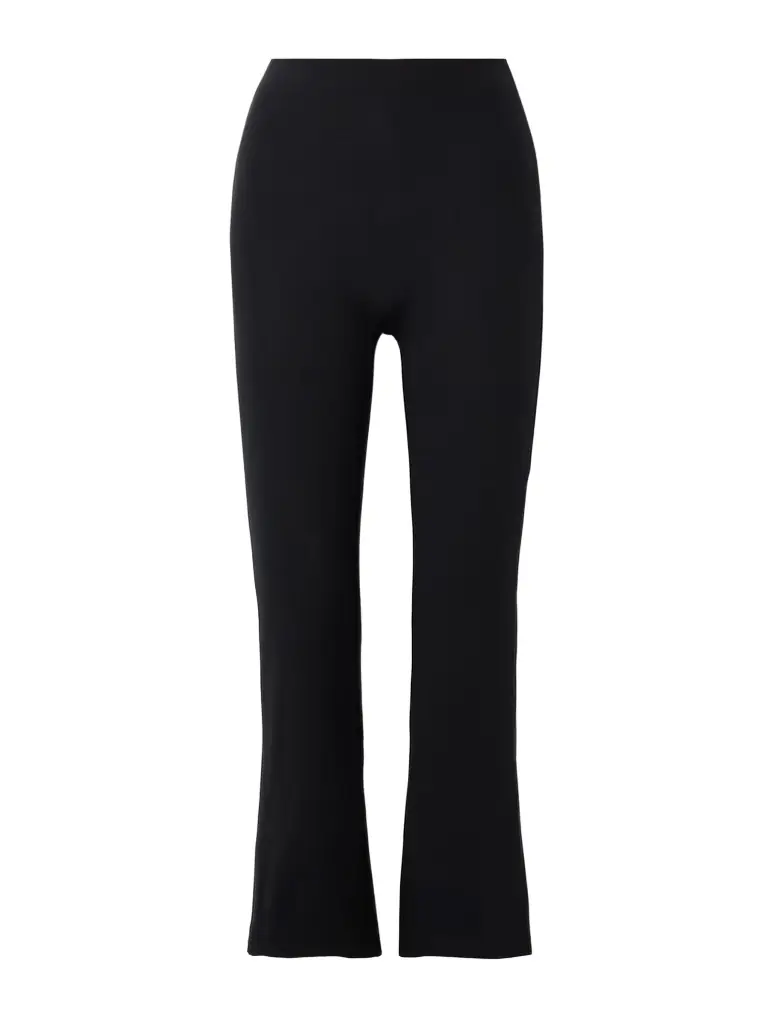LESET Rio Cropped Stretch-ponte Flared Pants | Image 1 LESET Rio Cropped Stretch-ponte Flared Pants | Image 1