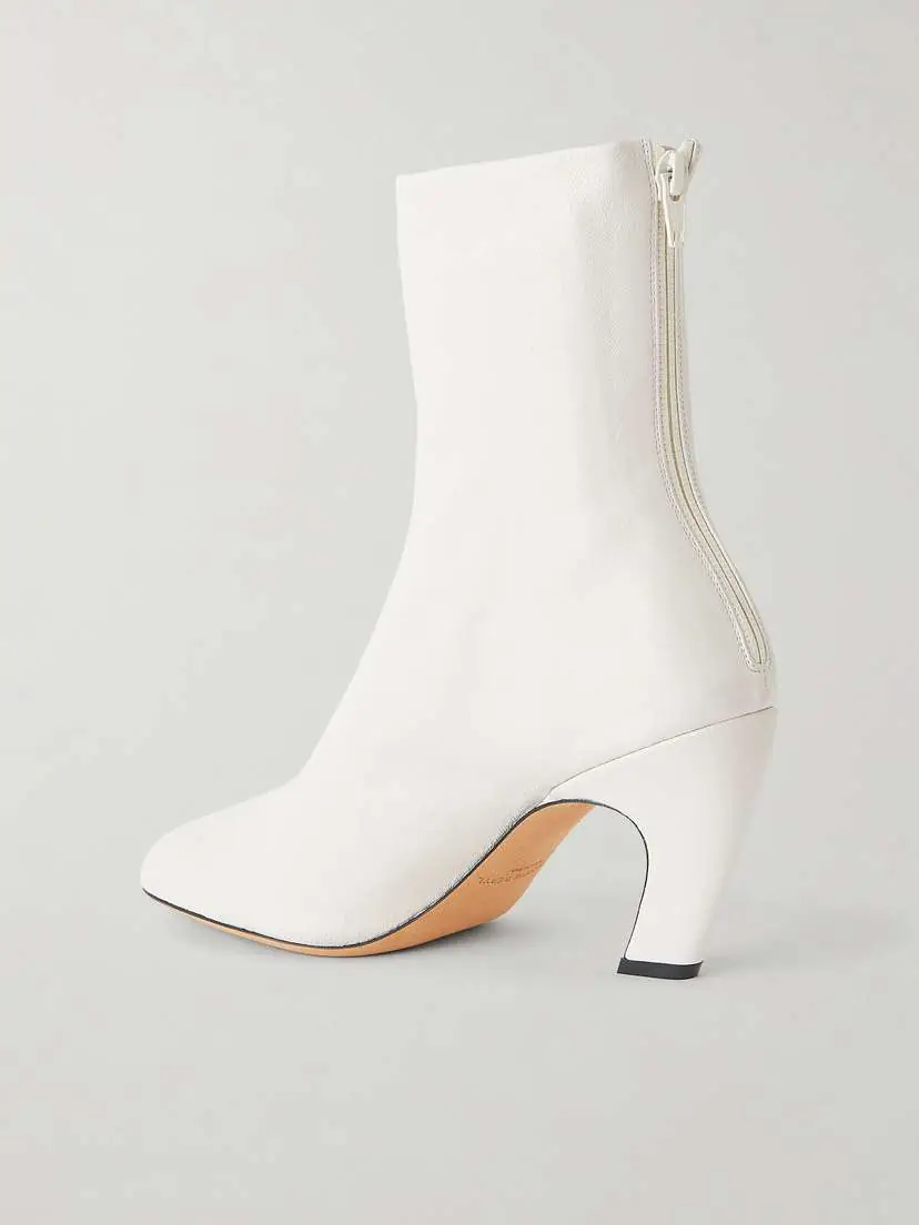 Le Monde Béryl Mica 80 Leather Ankle Boots | Thumbnail 3