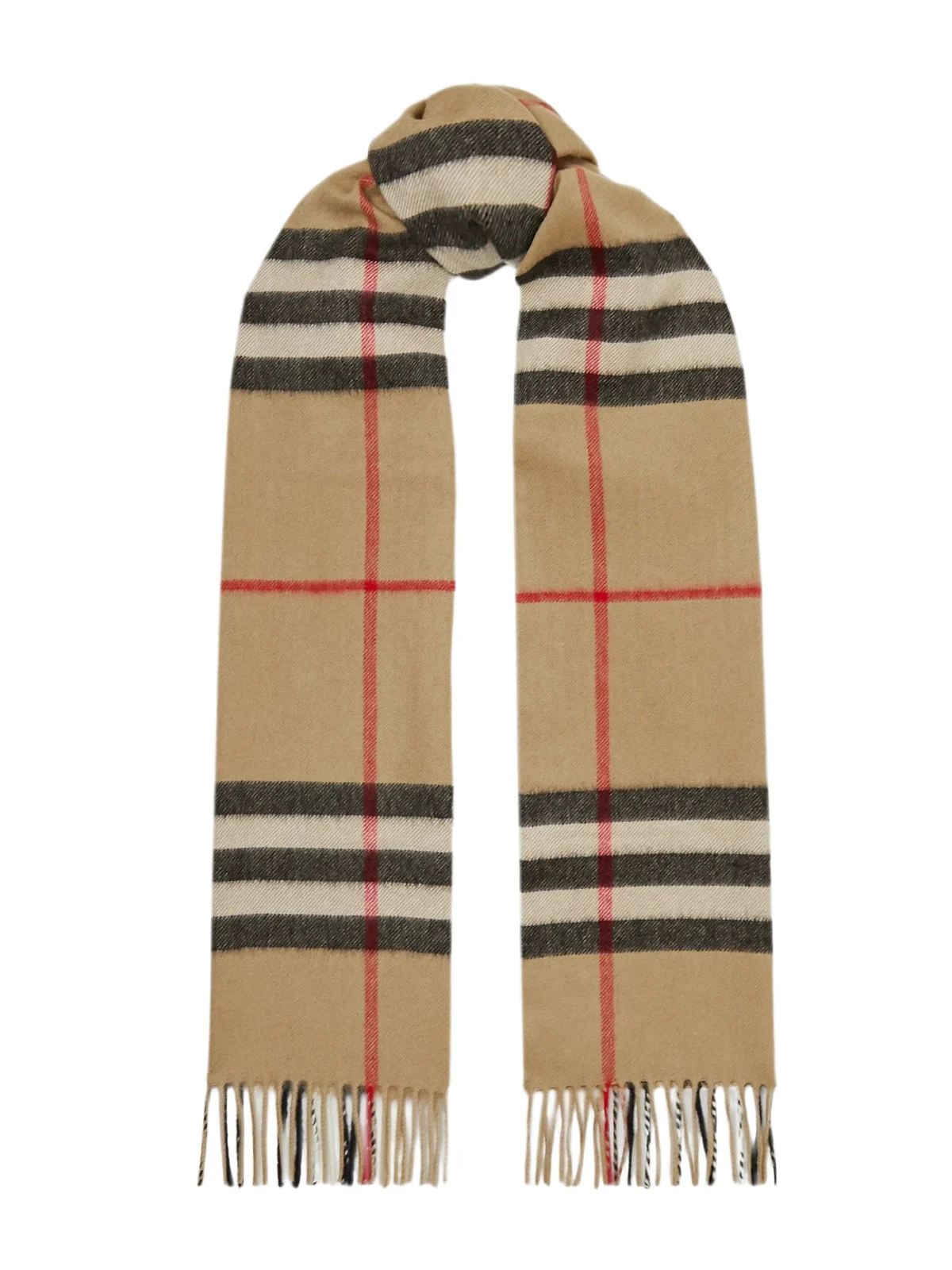 + Net Sustain Fringed Checked Cashmere Scarf + Net Sustain Fringed Checked Cashmere Scarf