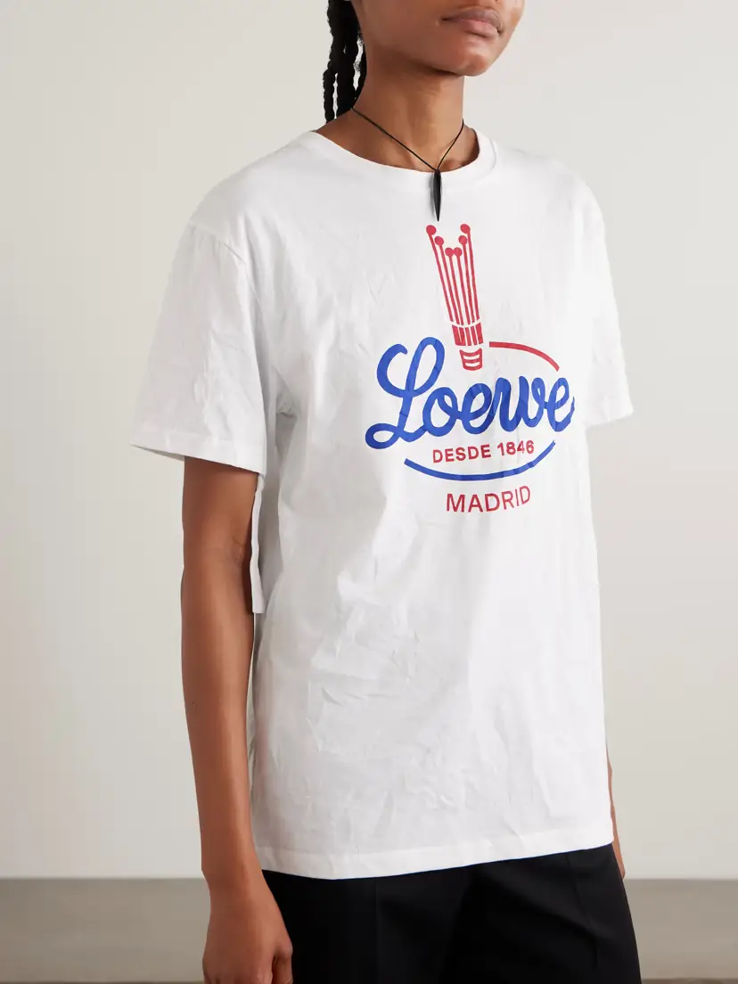 Loewe Printed Jersey T-shirt | Thumbnail 3