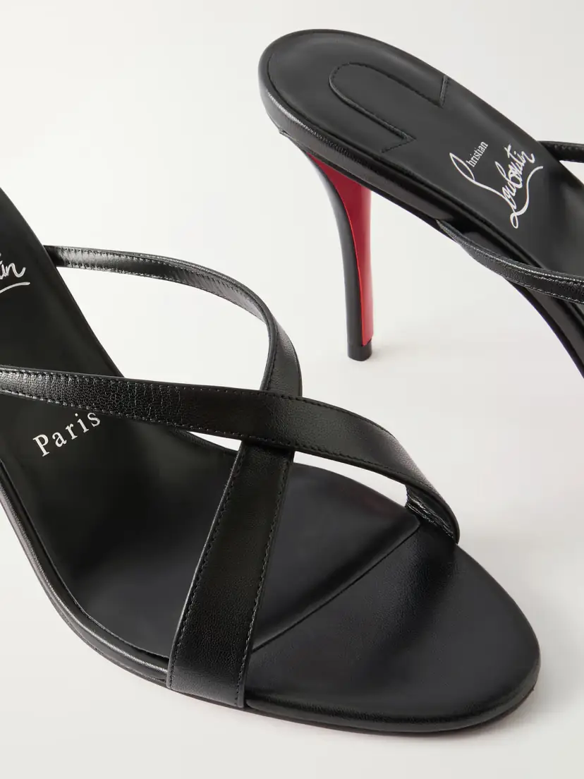 Christian Louboutin Mulazee Cross 80 Leather Mules | Thumbnail 5 Christian Louboutin Mulazee Cross 80 Leather Mules | Thumbnail 5