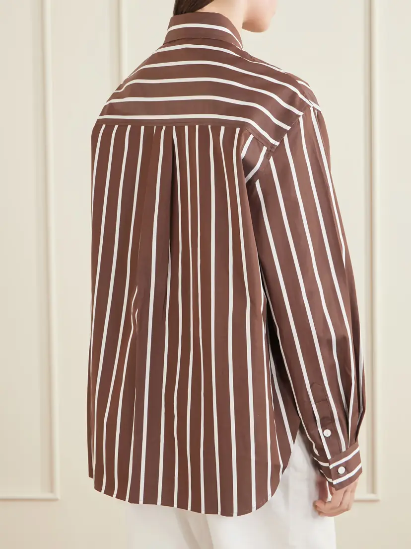 Matteau Striped Organic Cotton-poplin Shirt | Thumbnail 4 Matteau Striped Organic Cotton-poplin Shirt | Thumbnail 4