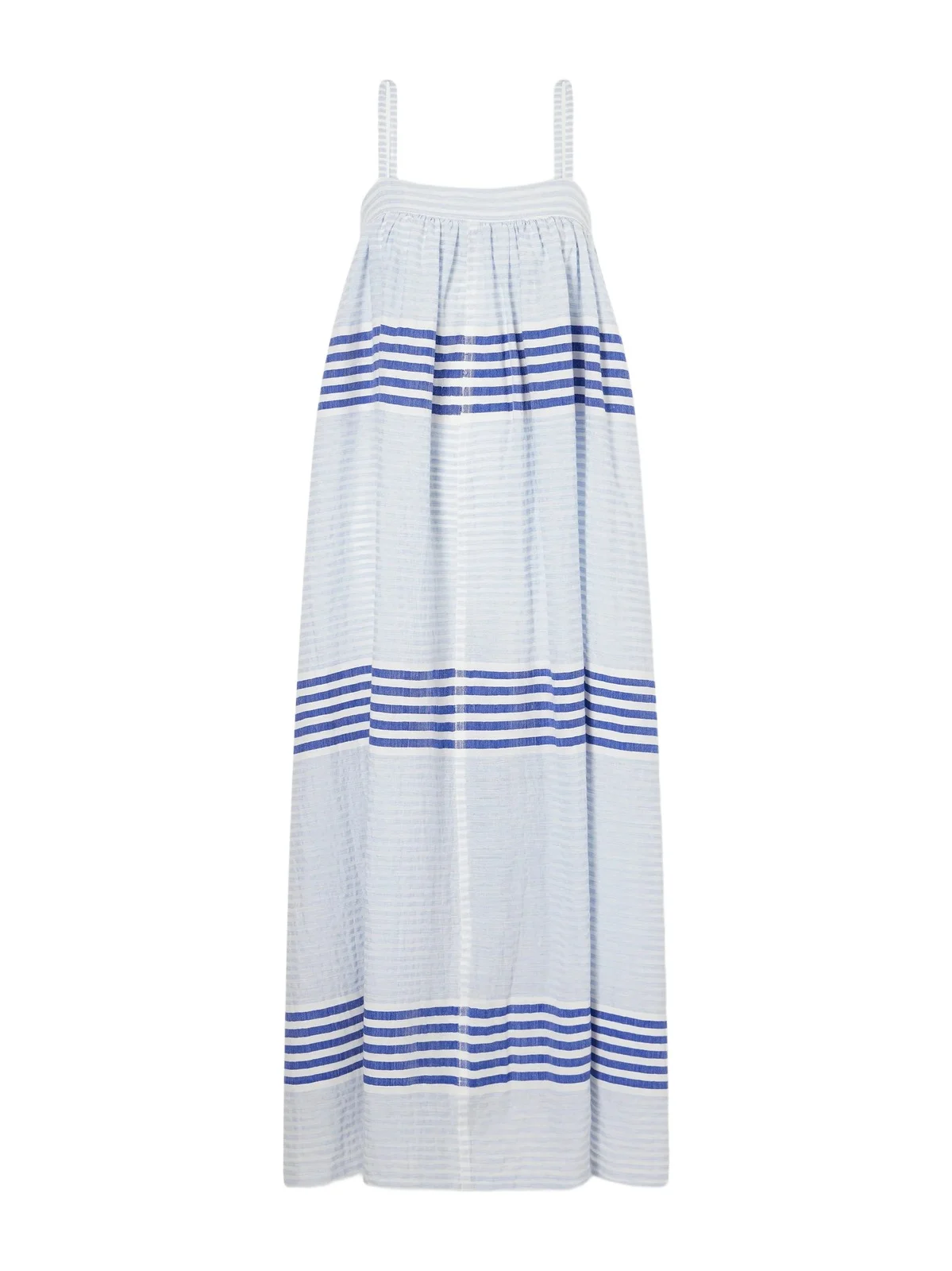 Eda Striped Cotton-gauze Midi Dress Eda Striped Cotton-gauze Midi Dress