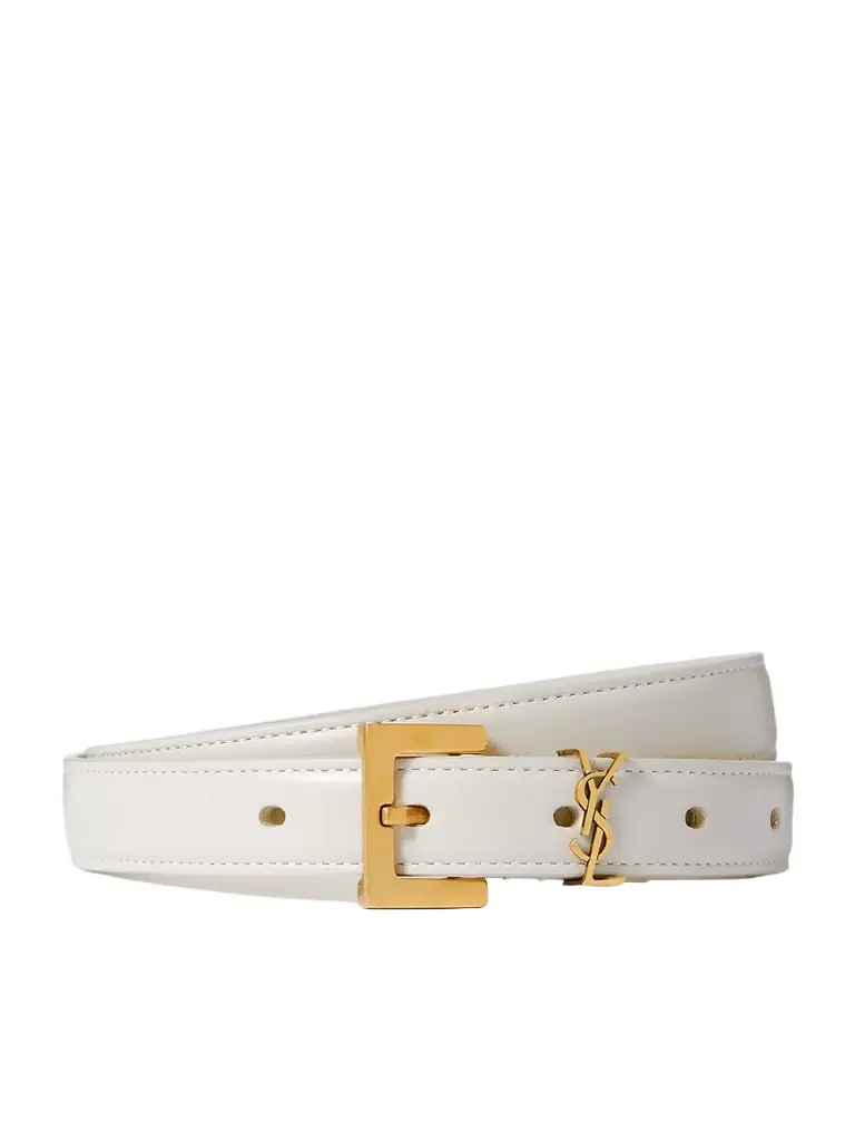 Saint Laurent Cassandre Leather Belt | Image 1 Saint Laurent Cassandre Leather Belt | Image 1