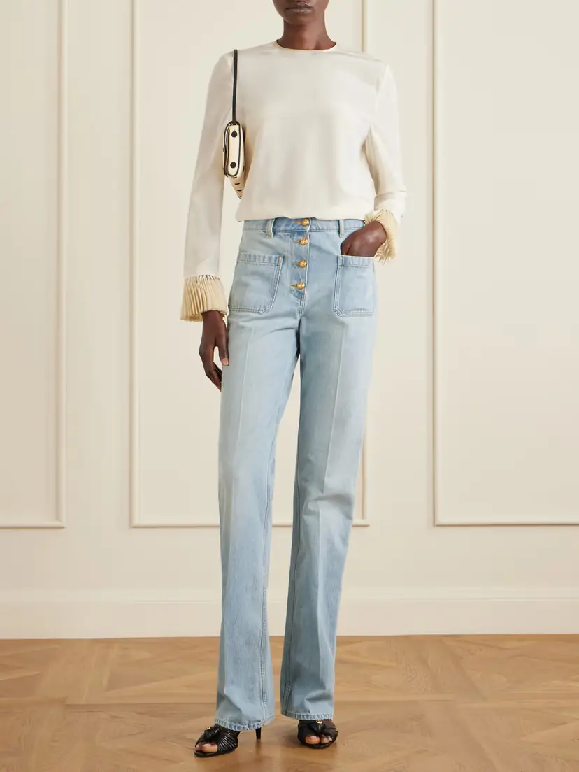 Valentino Garavani Silk Crepe De Chine Blouse | Thumbnail 2 Valentino Garavani Silk Crepe De Chine Blouse | Thumbnail 2