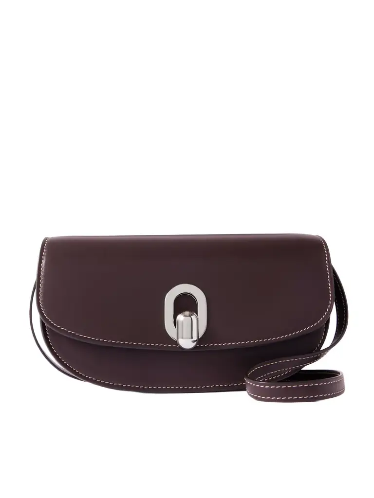 Savette Tondo Crescent Leather Shoulder Bag | Image 1 Savette Tondo Crescent Leather Shoulder Bag | Image 1