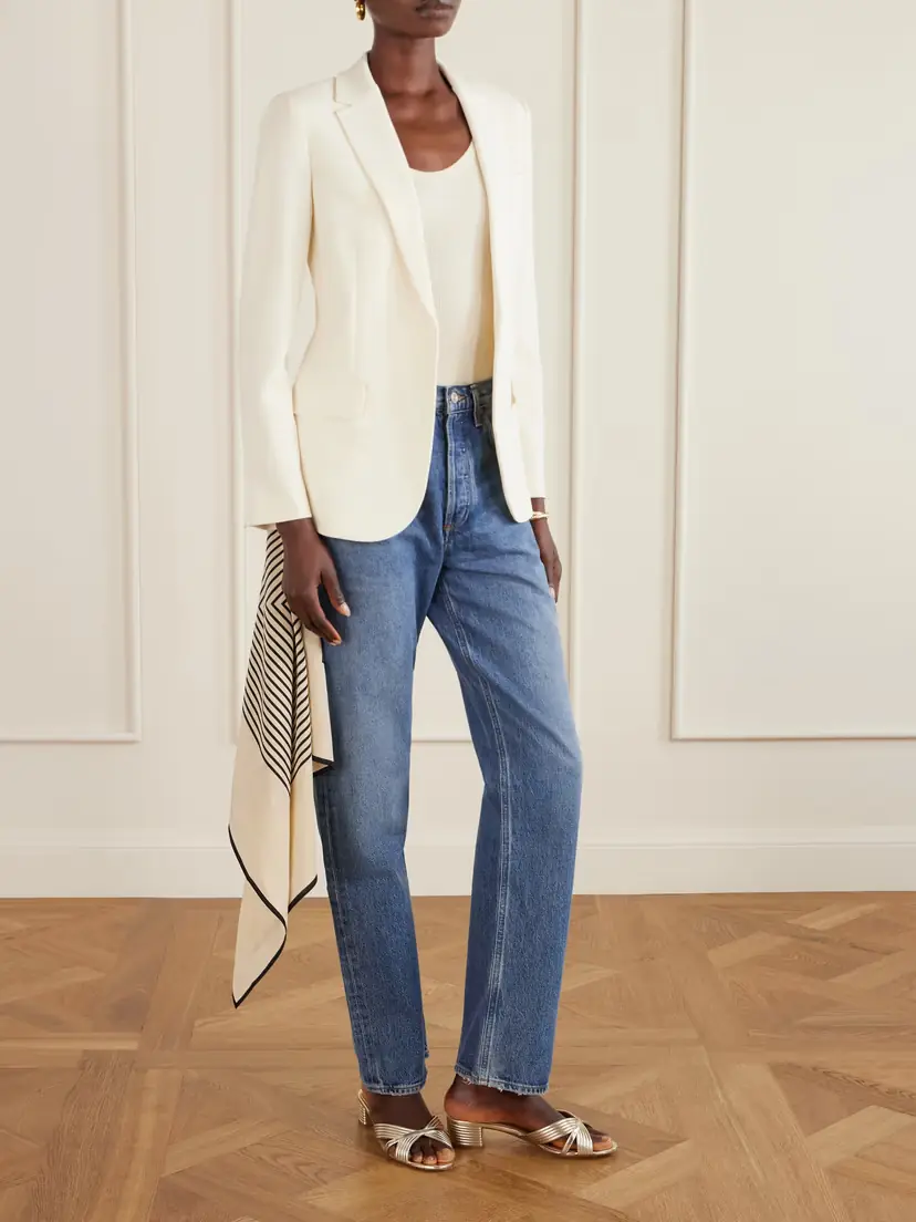 Aquazzura Sundance 35 Metallic Leather Mules | Thumbnail 4
