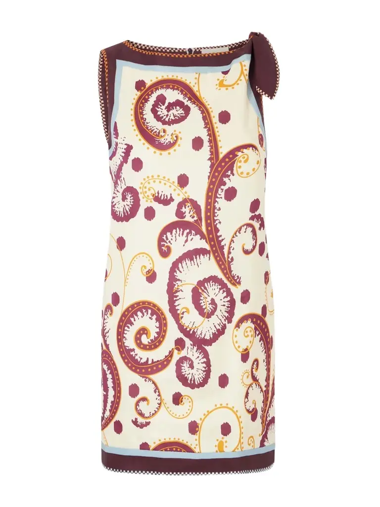 ALÉMAIS Wilson Floral-print Linen And Silk-blend Twill Mini Dress | Image 1 ALÉMAIS Wilson Floral-print Linen And Silk-blend Twill Mini Dress | Image 1