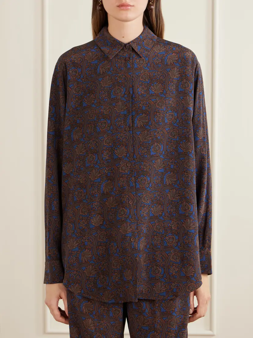 Matteau Printed Silk-crepe De Chine Shirt | Thumbnail 3