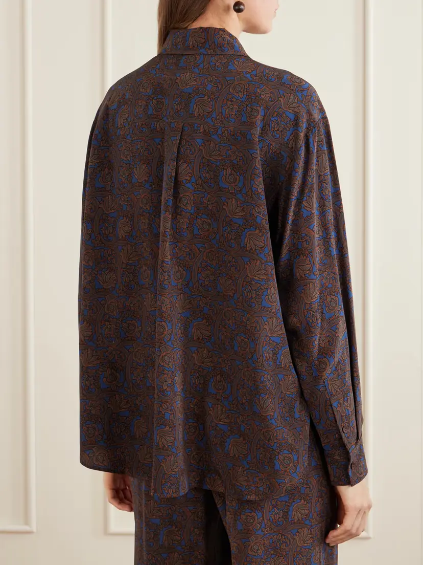 Matteau Printed Silk-crepe De Chine Shirt | Thumbnail 4
