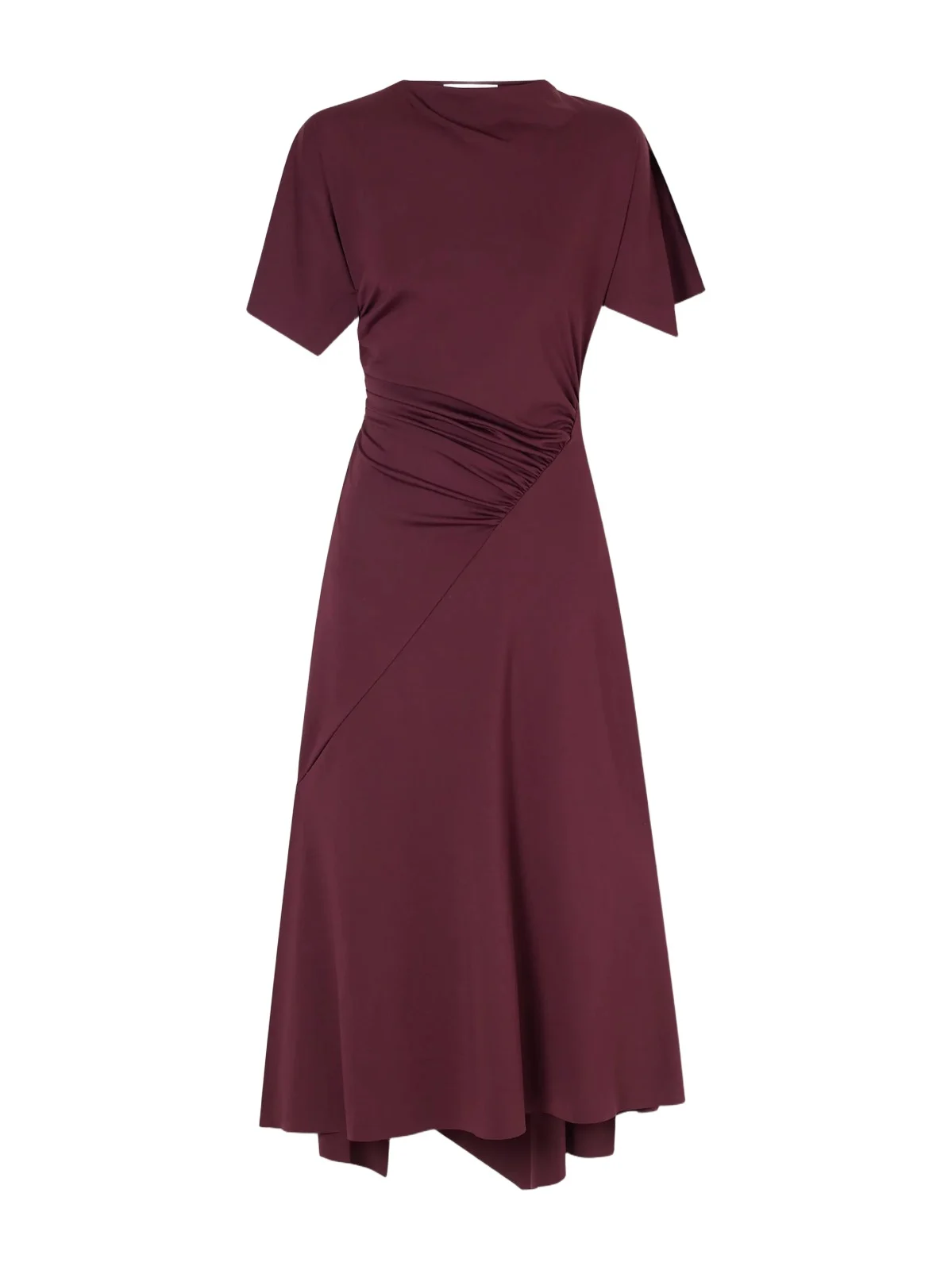 Draped Satin-jersey Midi Dress Draped Satin-jersey Midi Dress