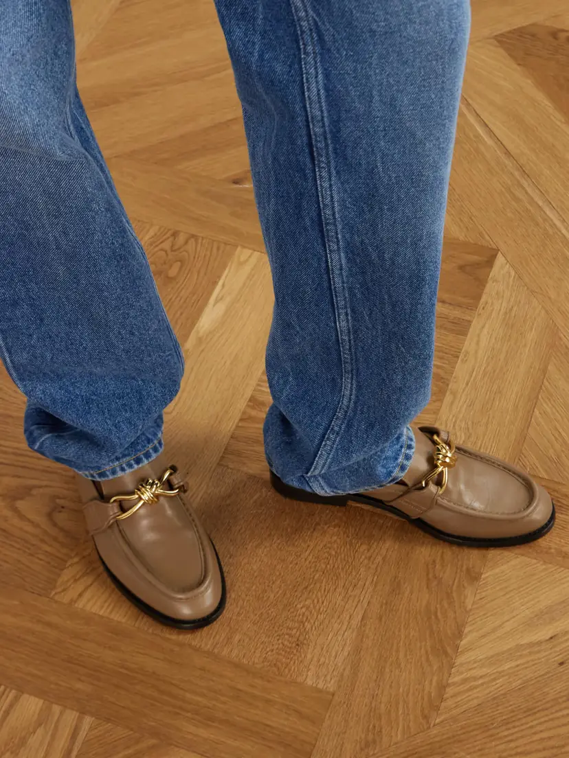 Bottega Veneta Astaire Embellished Leather Loafers | Thumbnail 2 Bottega Veneta Astaire Embellished Leather Loafers | Thumbnail 2