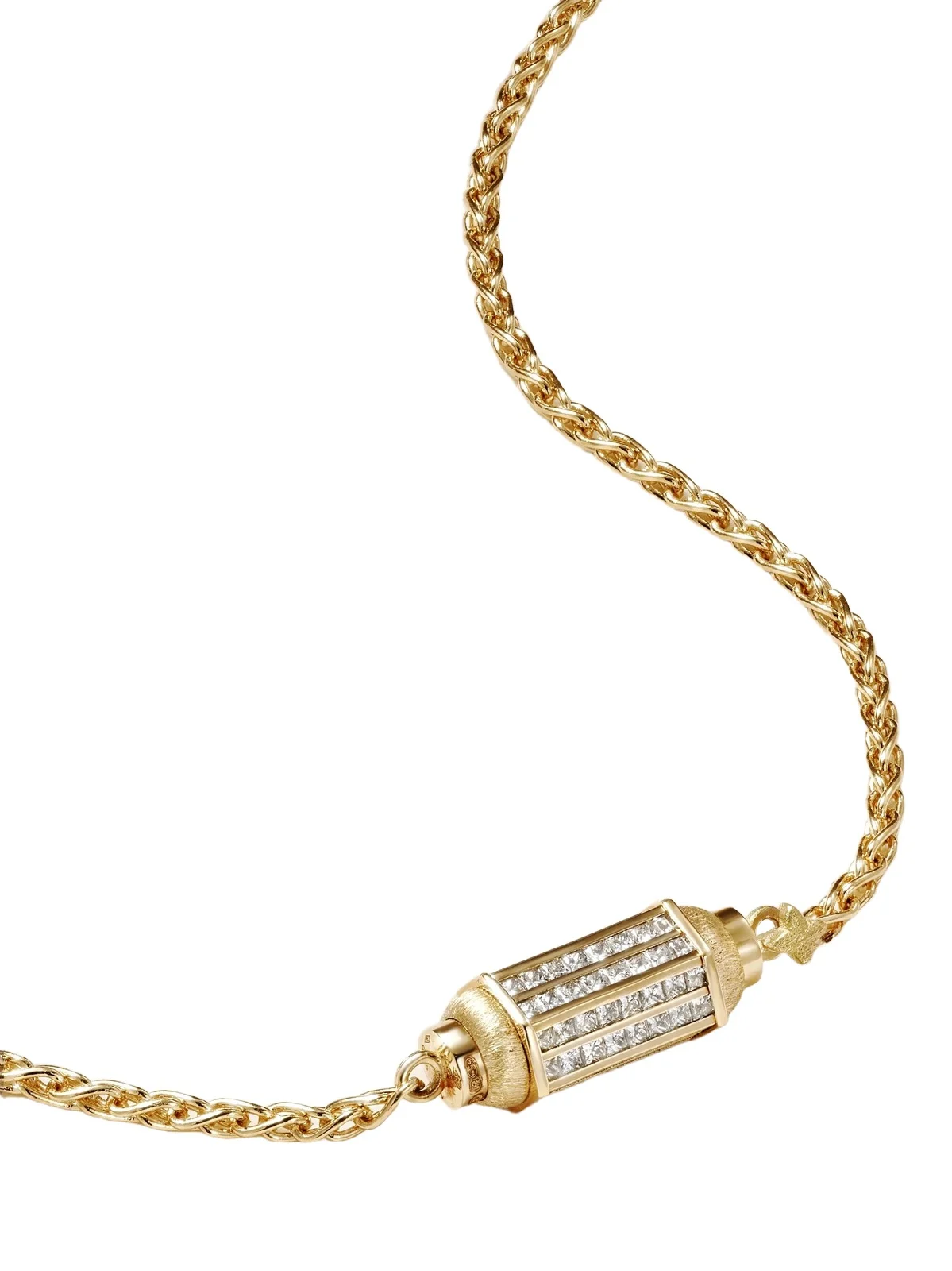 18-karat Gold Diamond Necklace 18-karat Gold Diamond Necklace