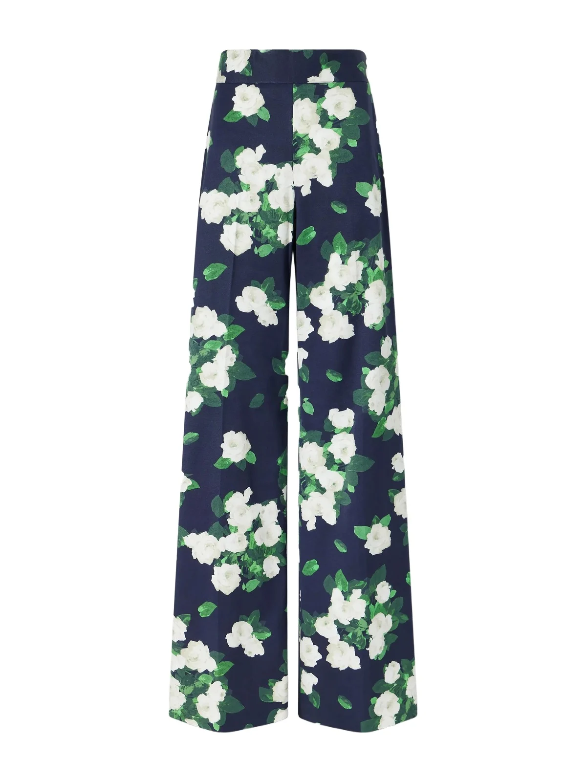 Diane Floral-print High-rise Cotton-blend Wide-leg Pants Diane Floral-print High-rise Cotton-blend Wide-leg Pants