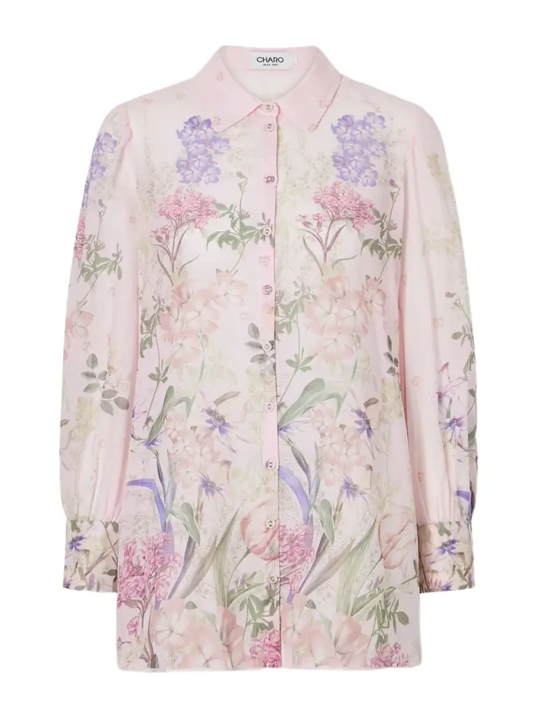 Aster Floral-print Cotton-blend Shirt