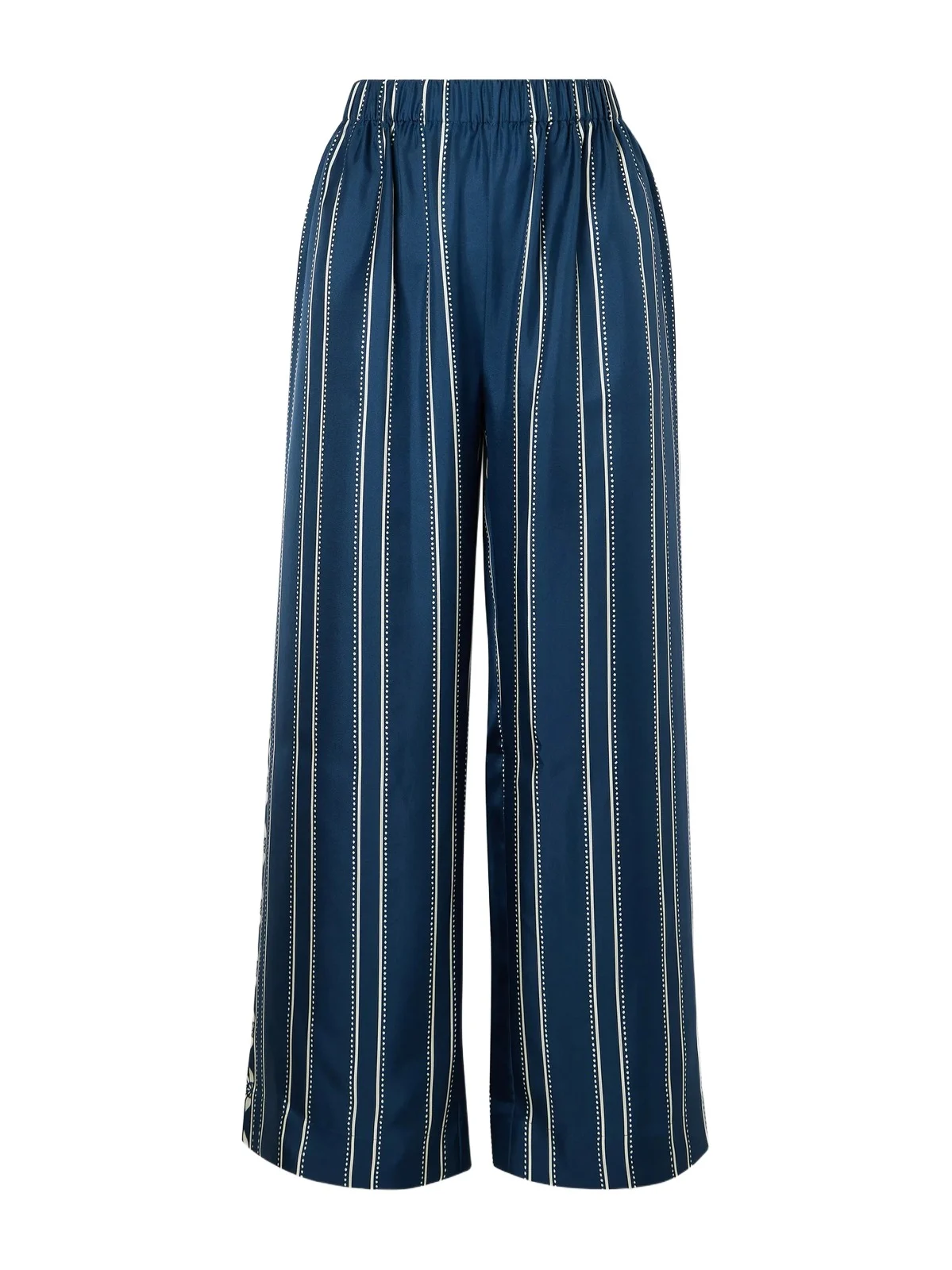 Eres Oolong Striped Silk-voile Straight-leg Pants