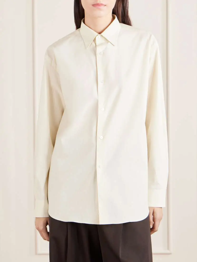 Auralee Finx Cotton-twill Shirt | Thumbnail 3