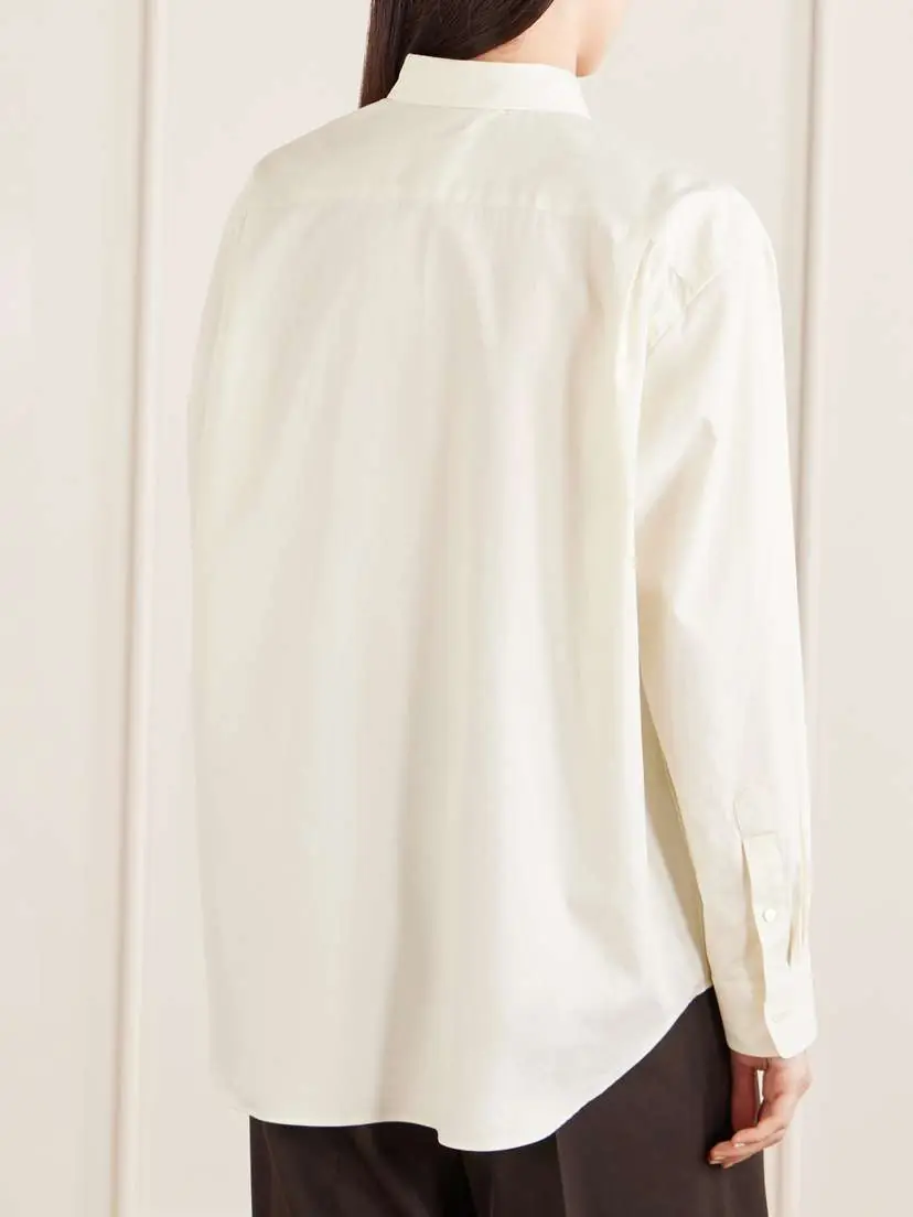 Auralee Finx Cotton-twill Shirt | Thumbnail 4