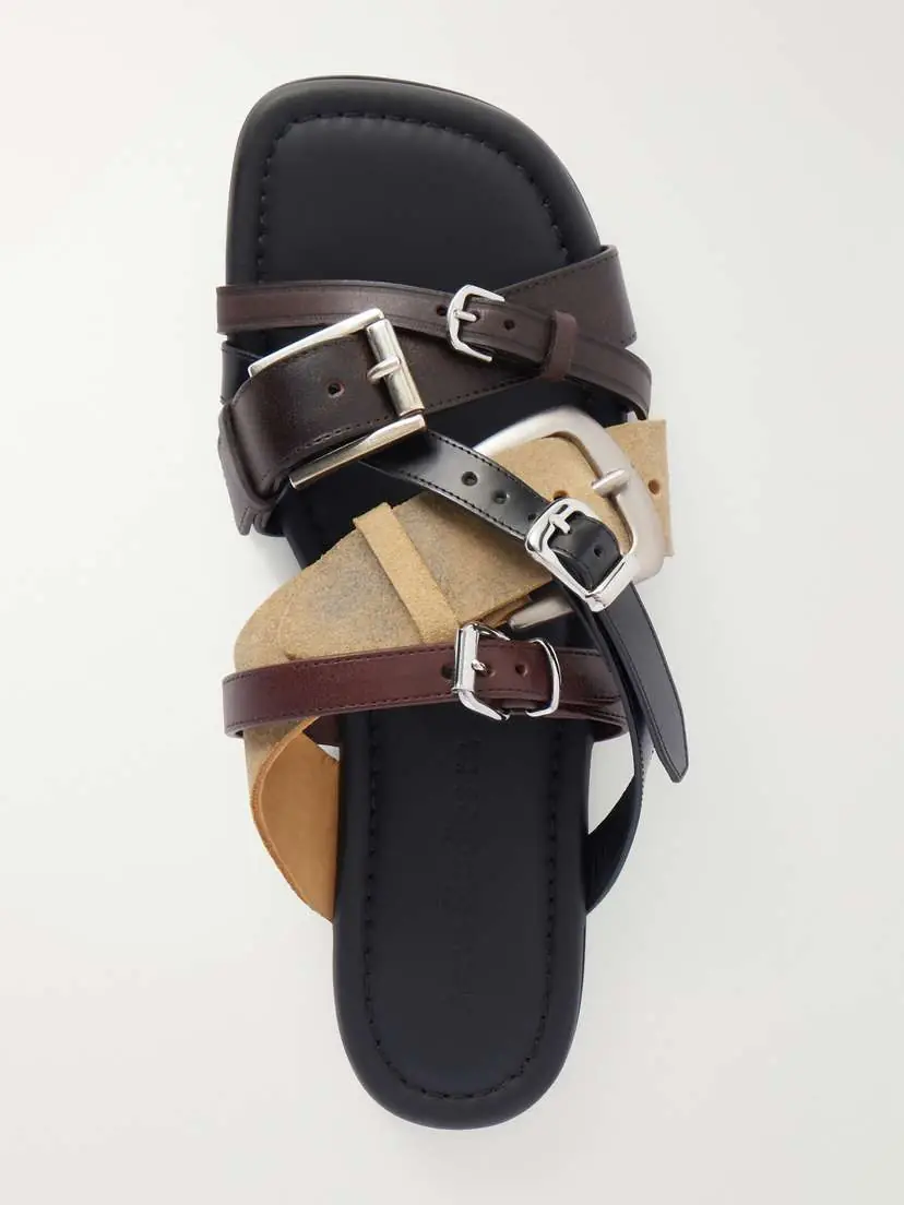Acne Studios Buckled Leather Sandals | Thumbnail 6 Acne Studios Buckled Leather Sandals | Thumbnail 6